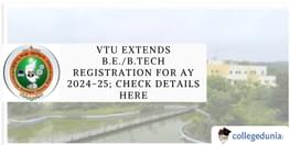 VTU Extends BE BTech Registration 2024